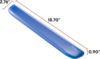 TECH Gel Keyboard Wrist Rest, Non-Slip, Blue Crystal