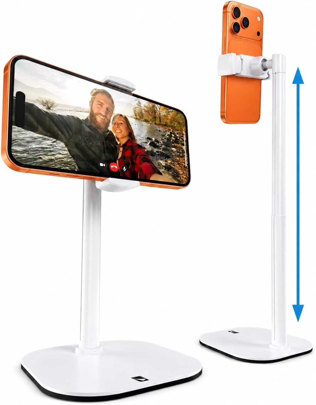 COOPER ChatStand Sturdy Cell Phone Holder, iPhone Stand for Desk, Recording