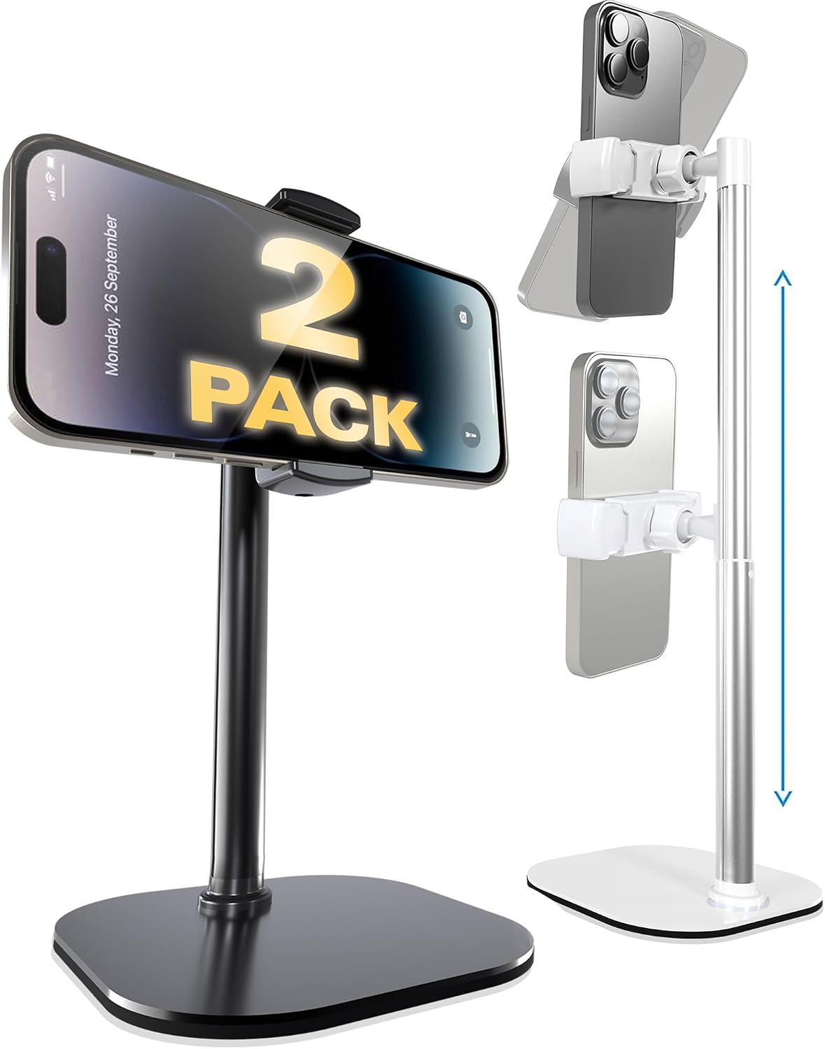 COOPER ChatStand Sturdy Cell Phone Holder, iPhone Stand for Desk, Recording