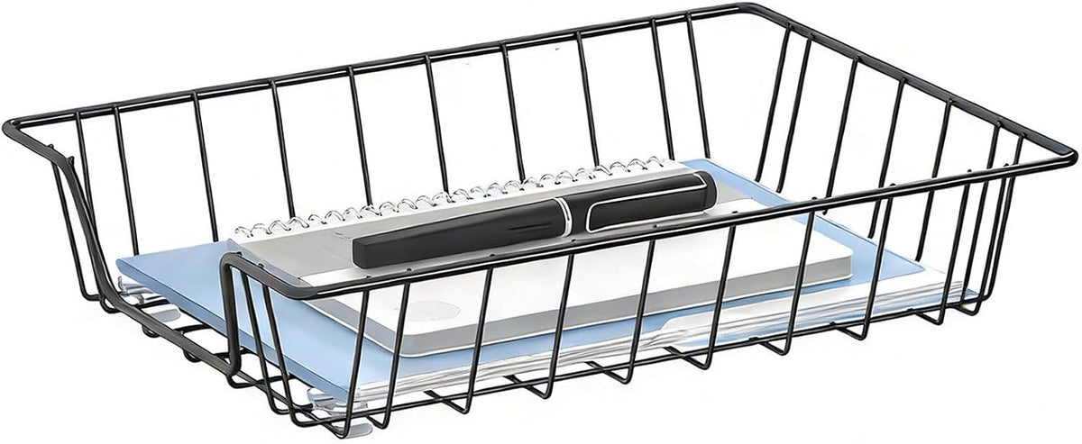 A4 Letter Magazine Desk File Storage Tray Organizer Bin (3 Pack)