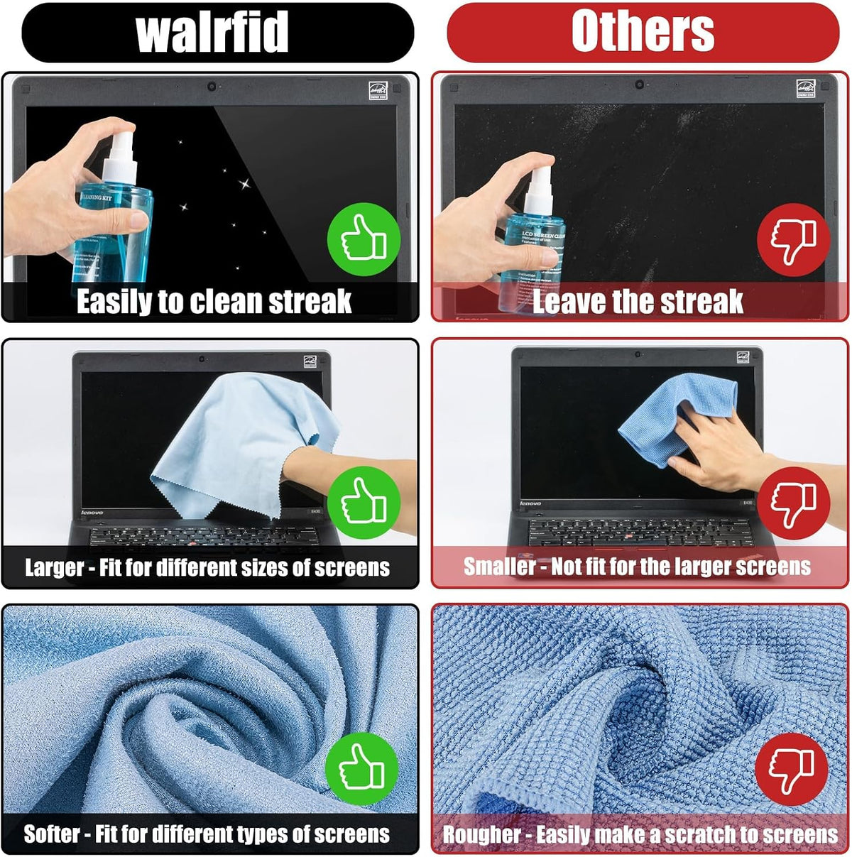 Car Screen Cleaner Spray, Computer Touchscreen Mist Cleaning Kit