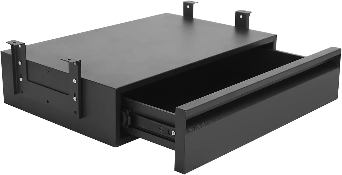 18 inch Under Desk Drawer, Adjustable Pull Out Storage Organizer