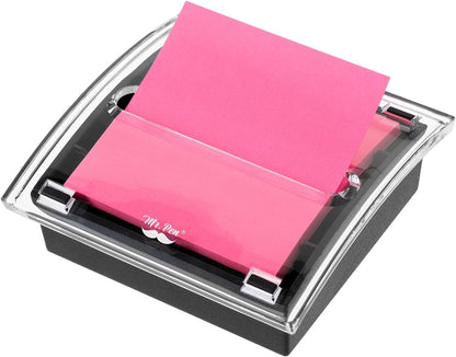 Pop Up Sticky Note Dispenser, 3" x 3", Black, Sticky Note Dispenser
