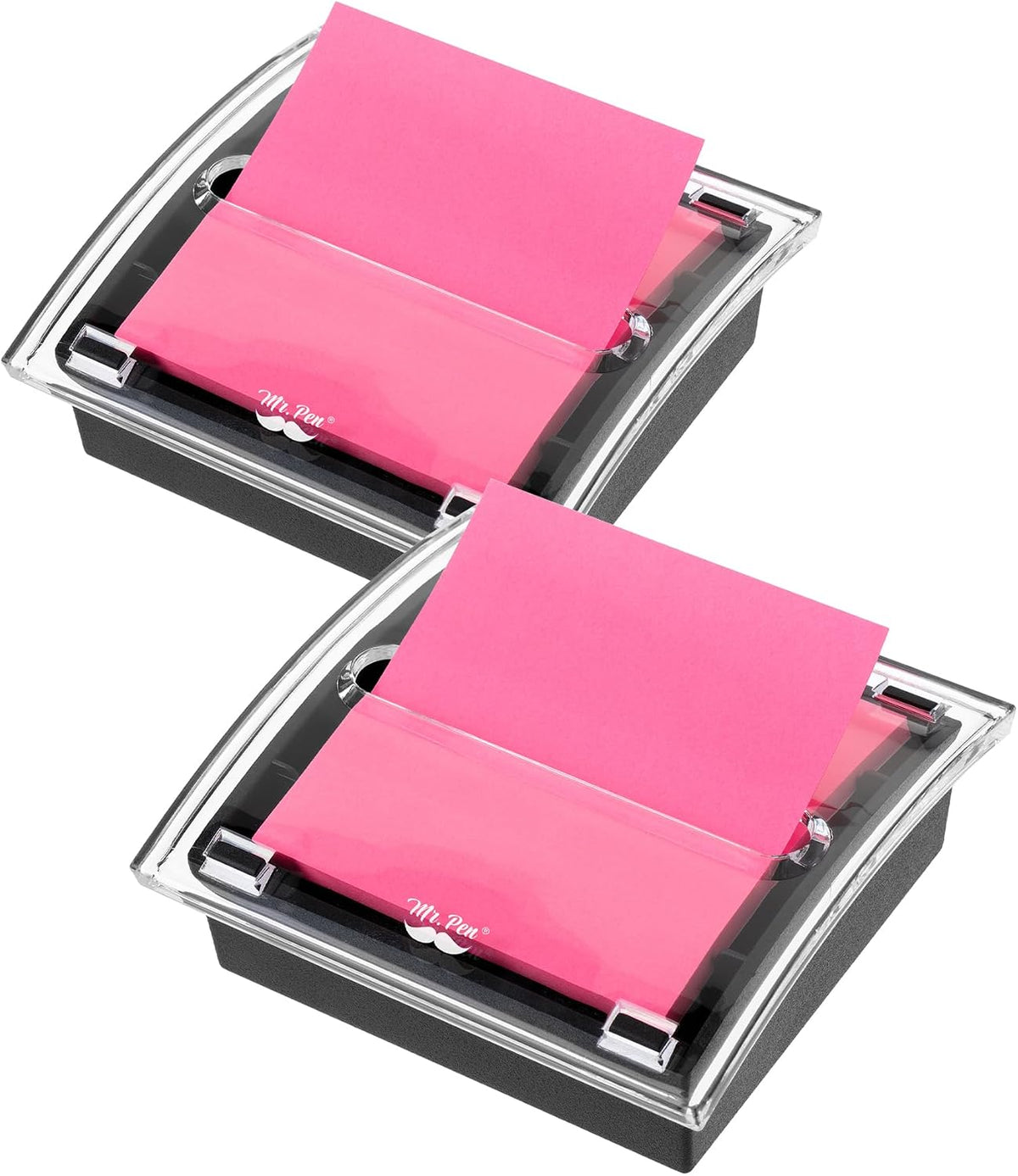 Pop Up Sticky Note Dispenser, 3" x 3", Black, Sticky Note Dispenser