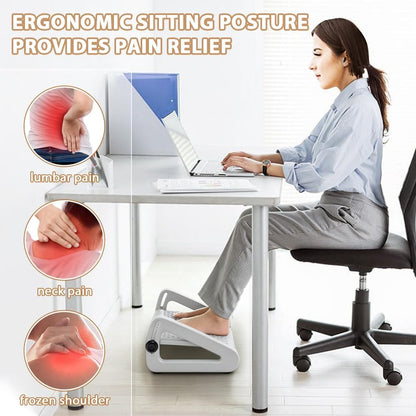 Foot Rest, Six Heights Adjustable Foot Rest Under Desk at Work