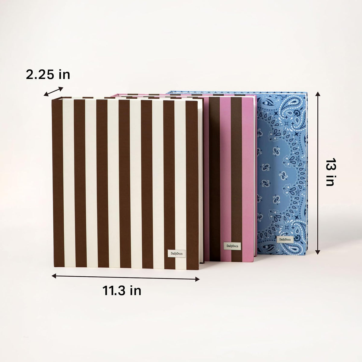 Document Organizer Binder for Important Papers & Passports, Sangria