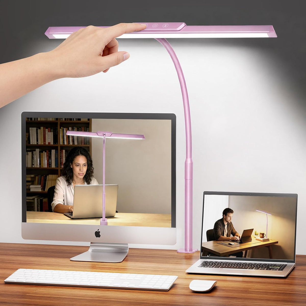 LED Desk Lamp with Clamp for Office Home