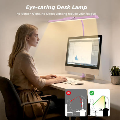 LED Desk Lamp with Clamp for Office Home