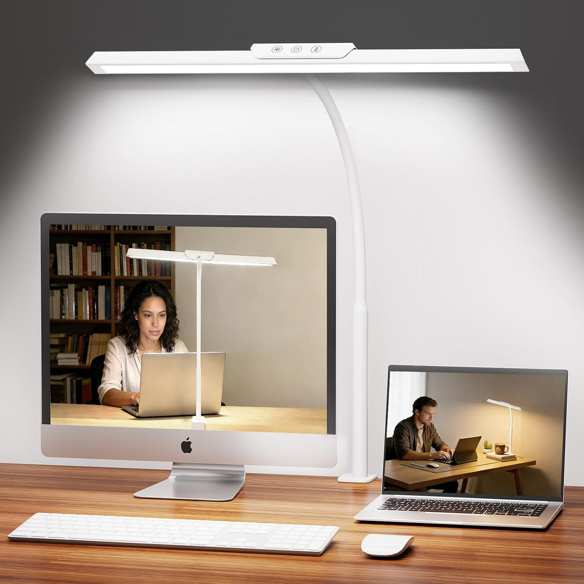 LED Desk Lamp with Clamp for Office Home
