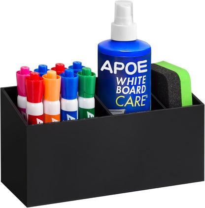 Magnetic Dry Erase Marker Holder for Whiteboard, Fridge, Classroom