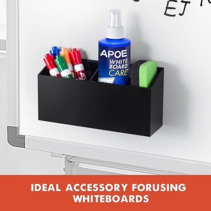Magnetic Dry Erase Marker Holder for Whiteboard, Fridge, Classroom
