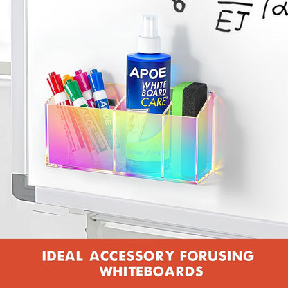 Magnetic Dry Erase Marker Holder for Whiteboard, Fridge, Classroom