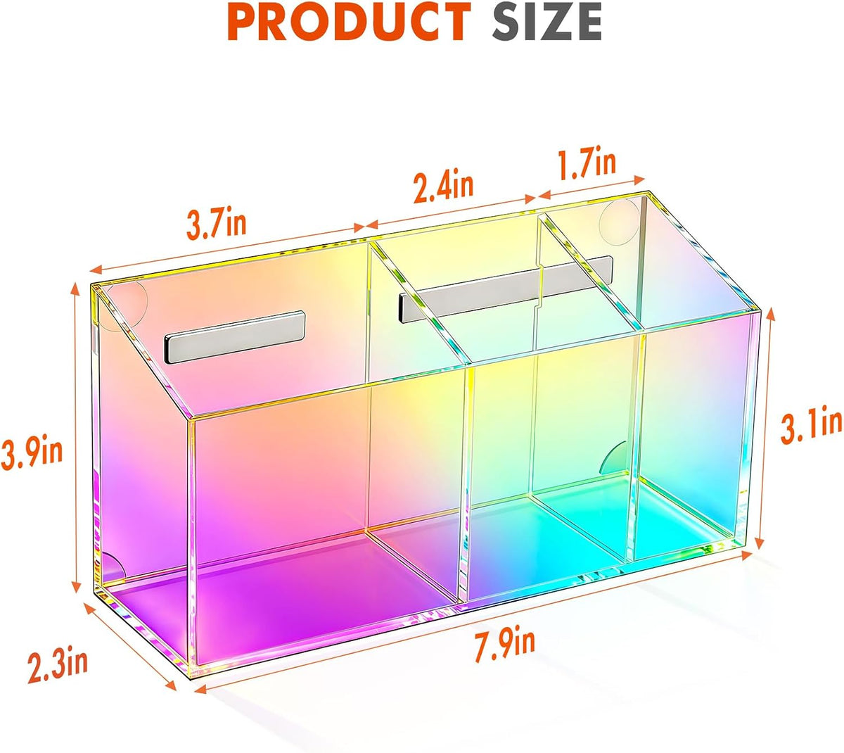 Magnetic Dry Erase Marker Holder for Whiteboard, Fridge, Classroom