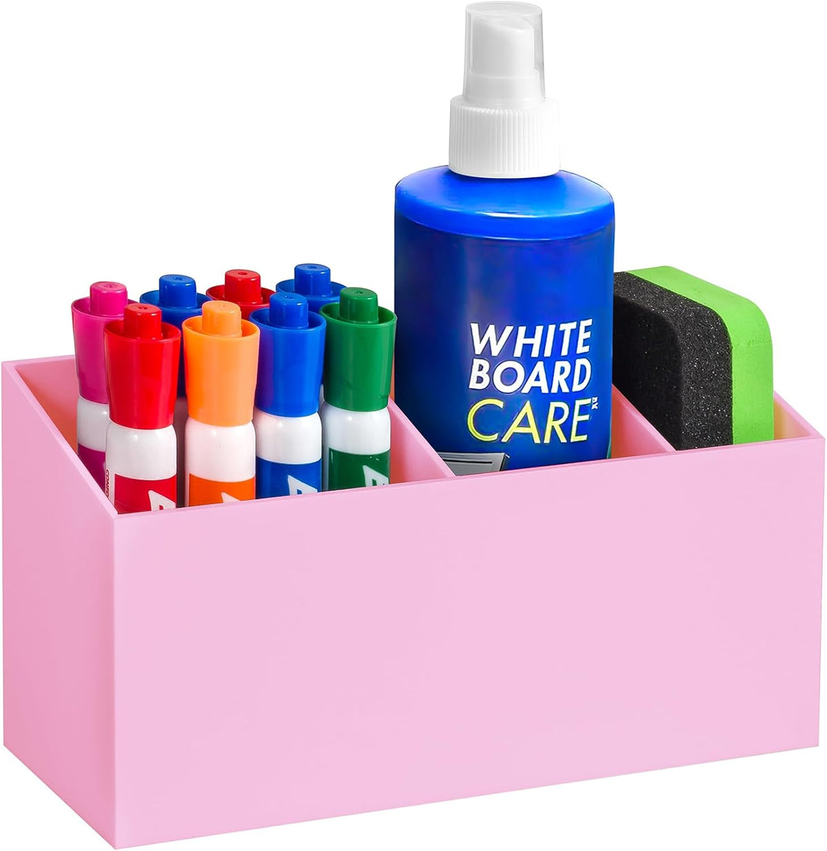Magnetic Dry Erase Marker Holder for Whiteboard, Fridge, Classroom