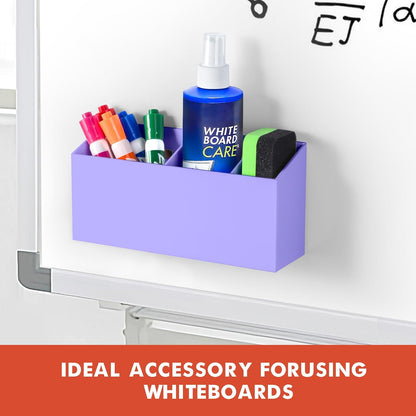 Magnetic Dry Erase Marker Holder for Whiteboard, Fridge, Classroom
