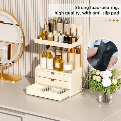 Arcylic 5-Tier Makeup & Skincare Organizer for Vanity, Bath