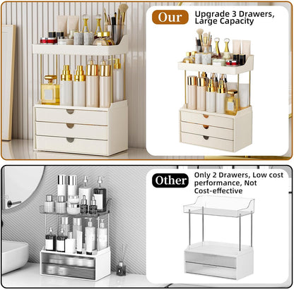 Arcylic 5-Tier Makeup & Skincare Organizer for Vanity, Bath