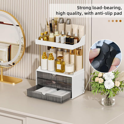 Arcylic 5-Tier Makeup & Skincare Organizer for Vanity, Bath
