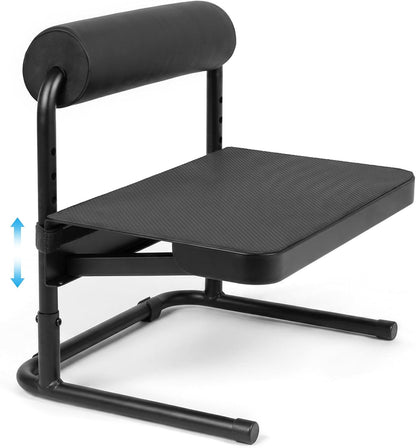 Adjustable Foot Rest Under Desk Footrest Leg Rest 6 Height Positions for Desk, Office Gaming Chairs Ergonomic with Relief Platform for Standing Desks,15.7" L × 12.9" D × 16.5" H