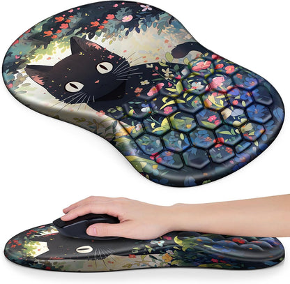 Mouse Wrist Rest, 2 Pack Wrist Rest for Mouse Memory Foam Wrist Pad