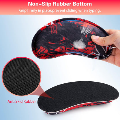 Mouse Wrist Rest, 2 Pack Wrist Rest for Mouse Memory Foam Wrist Pad