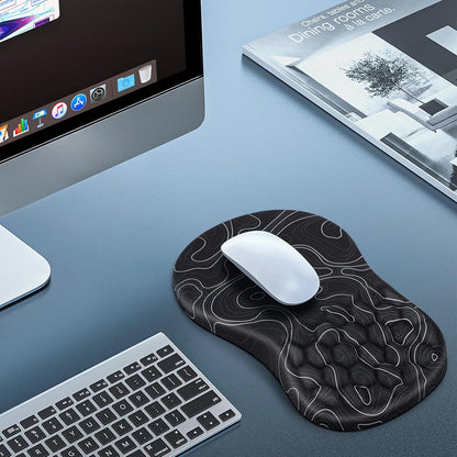 Mouse Wrist Rest, 2 Pack Wrist Rest for Mouse Memory Foam Wrist Pad