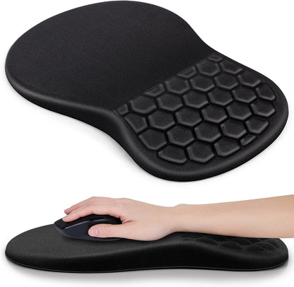 Mouse Wrist Rest, 2 Pack Wrist Rest for Mouse Memory Foam Wrist Pad