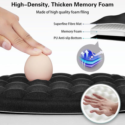 Mouse Wrist Rest, 2 Pack Wrist Rest for Mouse Memory Foam Wrist Pad