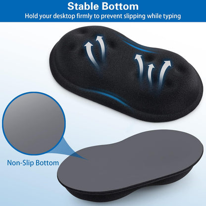 Mouse Wrist Rest, 2 Pack Wrist Rest for Mouse Memory Foam Wrist Pad