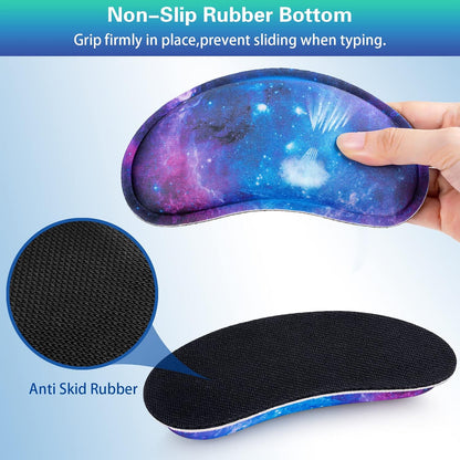 Mouse Wrist Rest, 2 Pack Wrist Rest for Mouse Memory Foam Wrist Pad