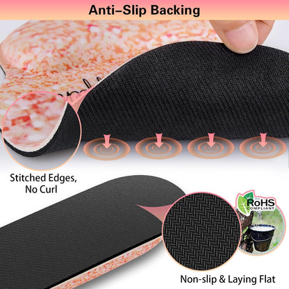 Mouse Wrist Rest, 2 Pack Wrist Rest for Mouse Memory Foam Wrist Pad