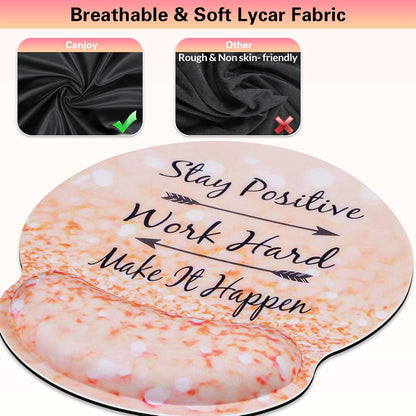 Mouse Wrist Rest, 2 Pack Wrist Rest for Mouse Memory Foam Wrist Pad