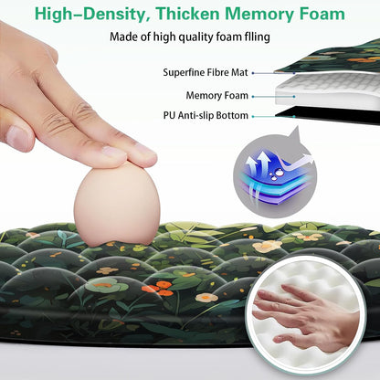 Mouse Wrist Rest, 2 Pack Wrist Rest for Mouse Memory Foam Wrist Pad