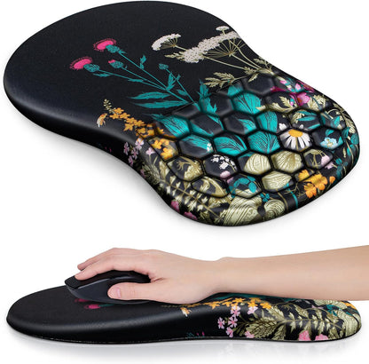 Mouse Wrist Rest, 2 Pack Wrist Rest for Mouse Memory Foam Wrist Pad