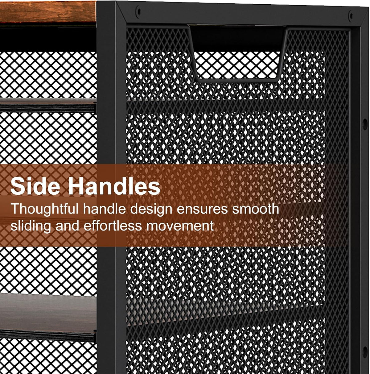12 Compartments Desktop Literature Organizer, Metal Frame Paper Sorter with Handles, Heavy Duty Mailbox for Classroom and Office, Wood File Organizer for Document, Bill, Magazine, Antique Brown