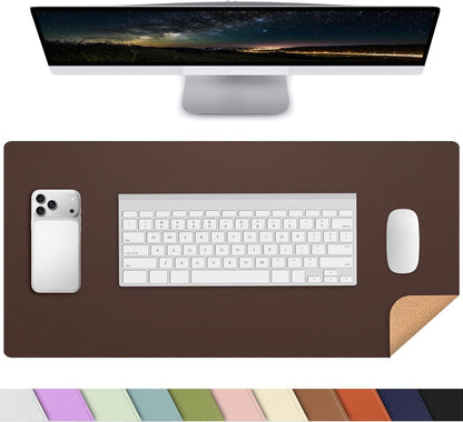 Large Desk Mat, 47" x 17", Black