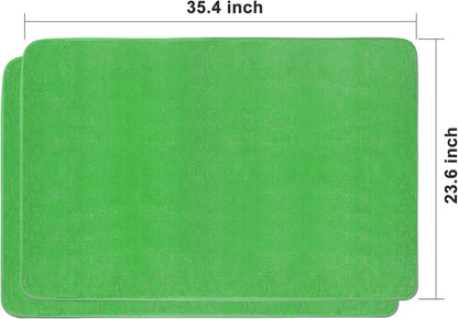18 Pack Microfiber Cleaning Cloth, Kitchen Towels for Dish Drying Washing, Absorbent Streak Free Lint Free Rags for Cleaning, Reusable and Washable Towels - 10" x 10"
