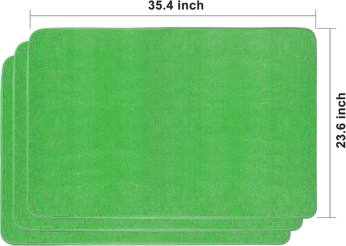 18 Pack Microfiber Cleaning Cloth, Kitchen Towels for Dish Drying Washing, Absorbent Streak Free Lint Free Rags for Cleaning, Reusable and Washable Towels - 10" x 10"
