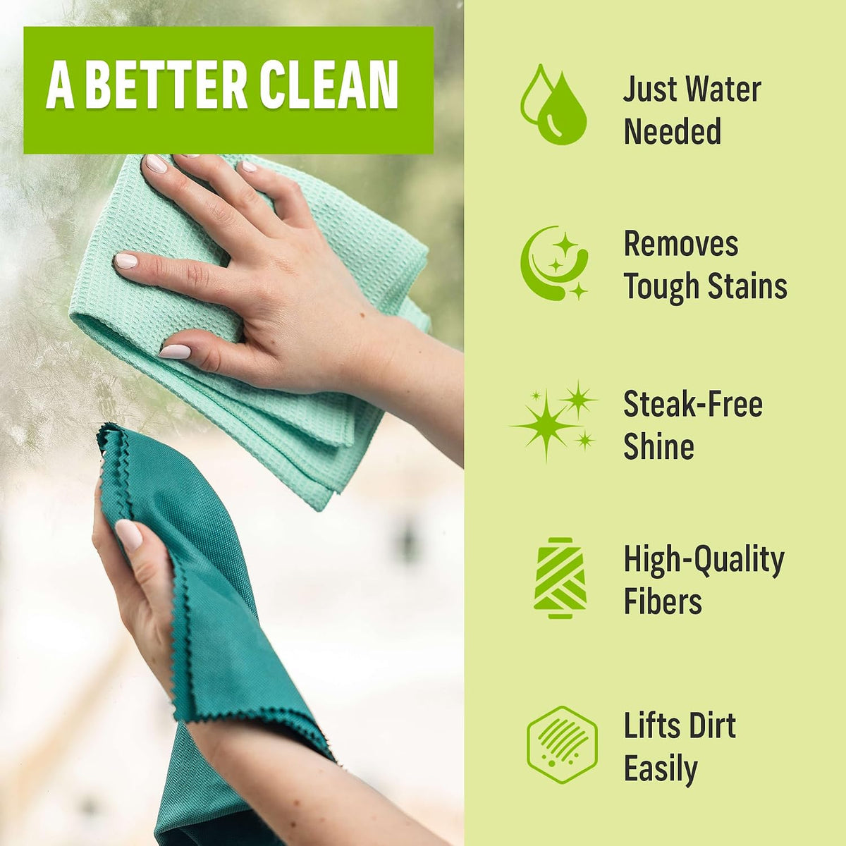 Window and Glass Cleaner Kit, Just Add Water - 1 Kit