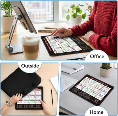 KONVINIT Ergonomic Mouse Pad with Wrist Rest, Small Mousepad with Non-Slip Rubber Base and Smooth Surface, Beach Mouse Pads for Desk, Office Desk Accessories