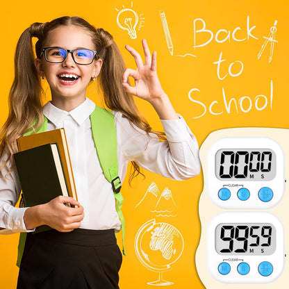 ZILLEEN Classroom Timer for Kids Teachers 2 Pack Digital Timers