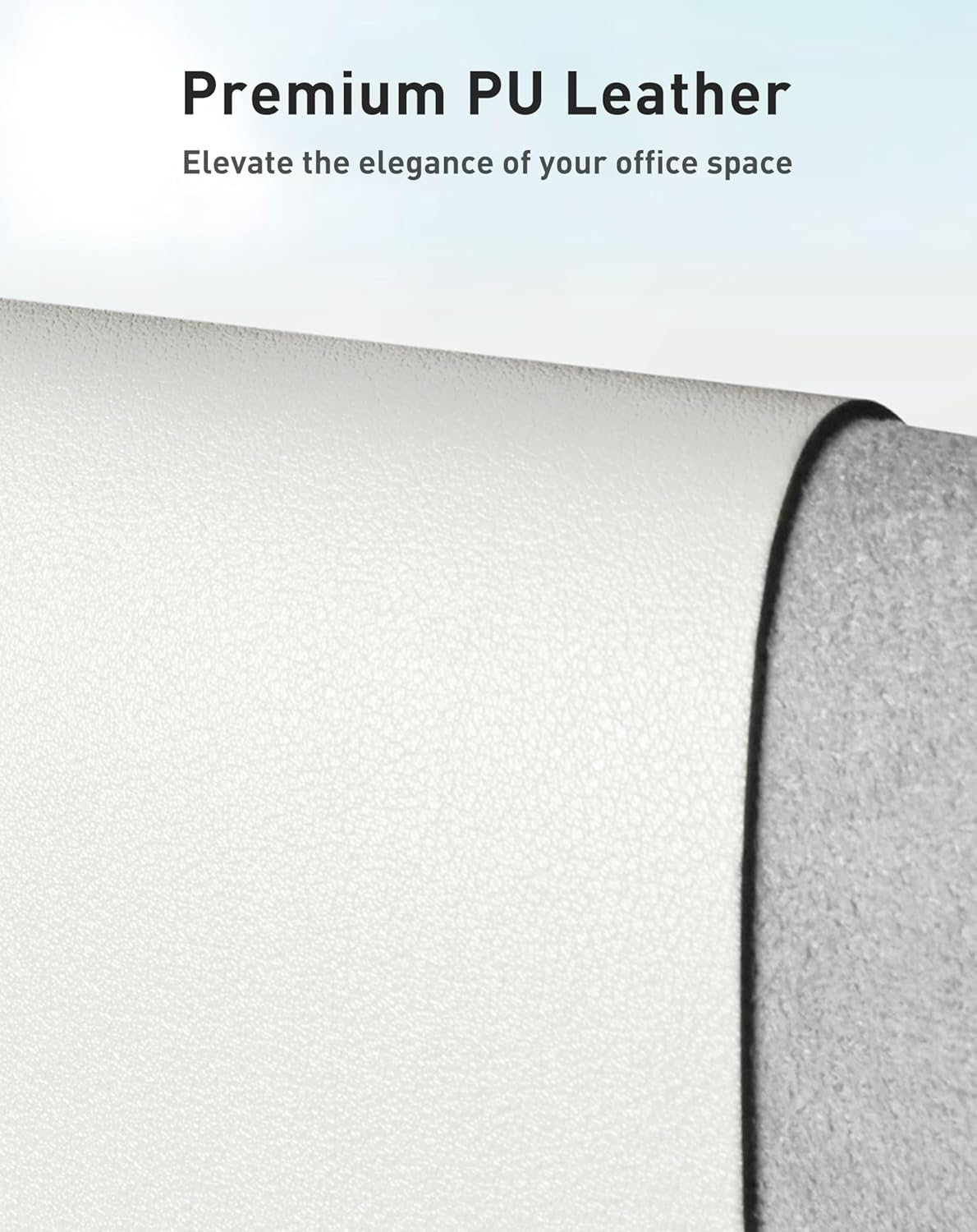 Aothia Leather Office Desk Pad Protector, Non-Slip PU Leather Desk Blotter, Waterproof Laptop Writing Mouse Pad for Office and Home, Black, 31.5" x 15.7" - Colors B