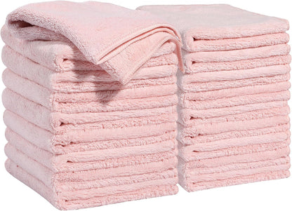 18 Pack Microfiber Cleaning Cloth, Kitchen Towels for Dish Drying Washing, Absorbent Streak Free Lint Free Rags for Cleaning, Reusable and Washable Towels - 10" x 10"