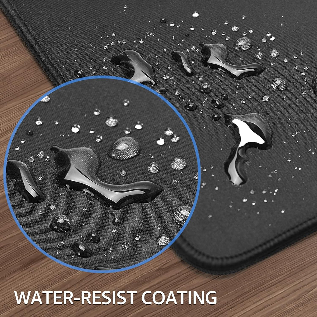 KTRIO Large Gaming Mouse Pad Desk Mat for Gamer, 31.5" x 11.8", Black, XL | Extended Size Design, Superior Micro-Weave Cloth, Non-Slip Rubber Base, Durable Stitched Edges, Water-Resistant Coating