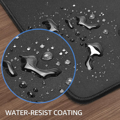 KTRIO Large Gaming Mouse Pad Desk Mat for Gamer, 31.5" x 11.8", Black, XL | Extended Size Design, Superior Micro-Weave Cloth, Non-Slip Rubber Base, Durable Stitched Edges, Water-Resistant Coating