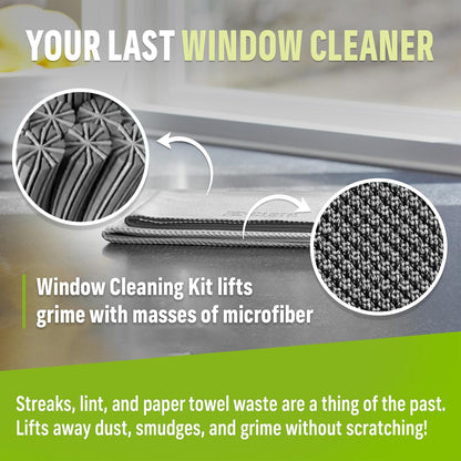 Window and Glass Cleaner Kit, Just Add Water - 1 Kit