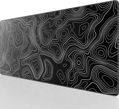 KTRIO Large Gaming Mouse Pad Desk Mat for Gamer, 31.5" x 11.8", Black, XL | Extended Size Design, Superior Micro-Weave Cloth, Non-Slip Rubber Base, Durable Stitched Edges, Water-Resistant Coating