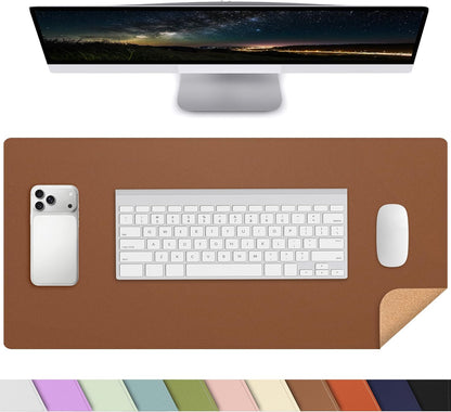 Large Desk Mat, 47" x 17", Black