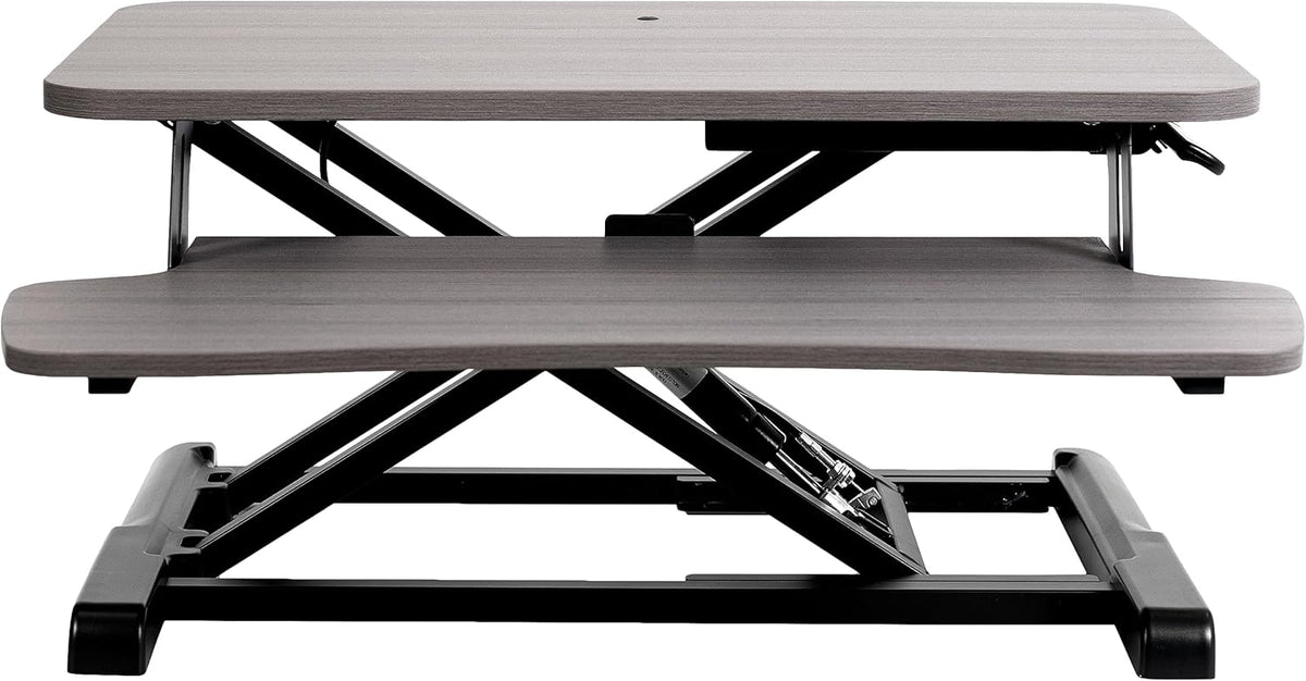 Black 32 in Standing Desk Converter, DESK-V000K