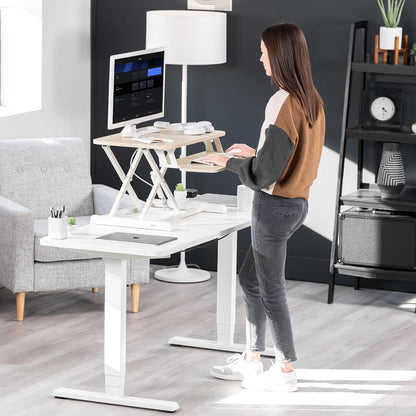 Black 32 in Standing Desk Converter, DESK-V000K